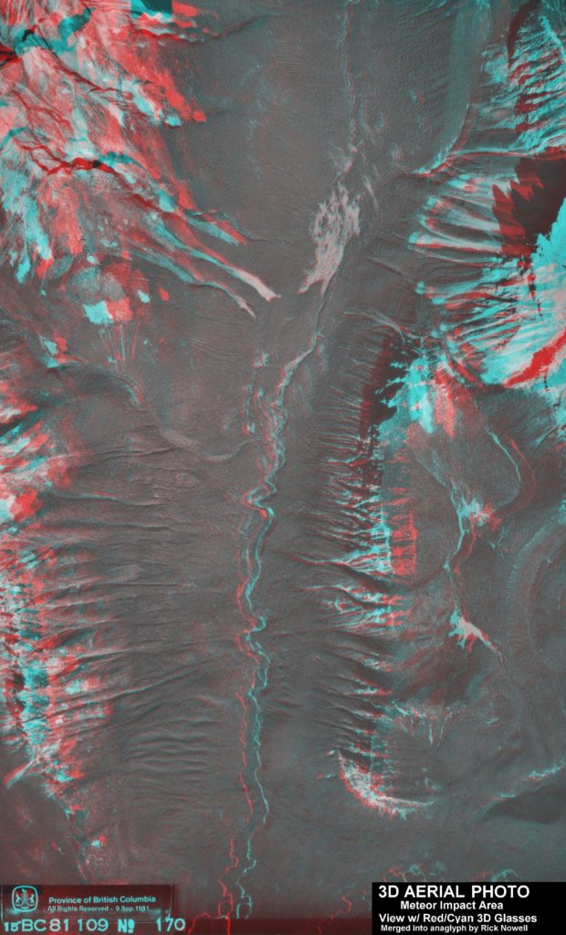 3D Aerial Photo of Impact Area