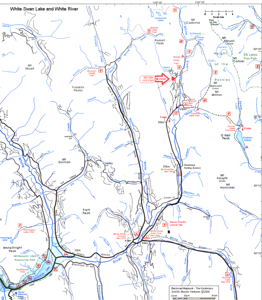 Road Map of White River